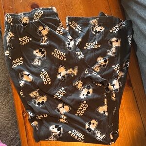 Peanuts Gray Snoopy Pajama Pants